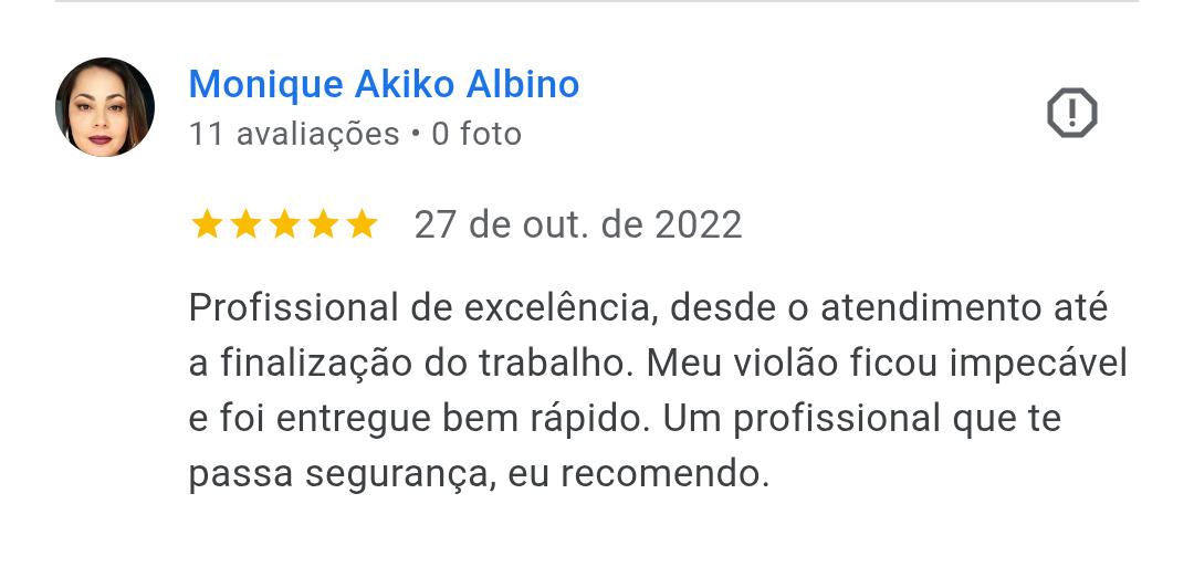 Depoimento de cliente sobre o trabalho do Paulo
