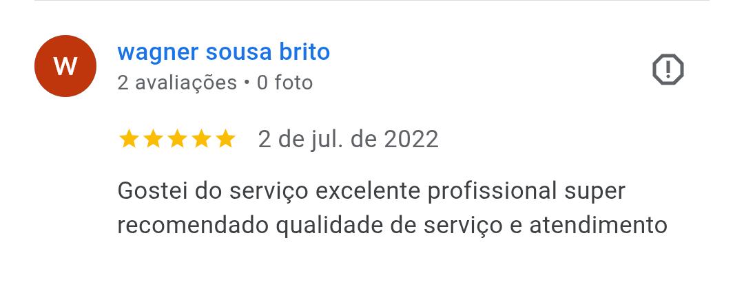 Depoimento de cliente sobre o trabalho do Paulo